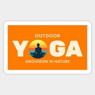 Outdoor Yoga Magnet